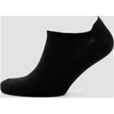Fitness Mania - Men's Ankle Socks - Black - UK 9-12