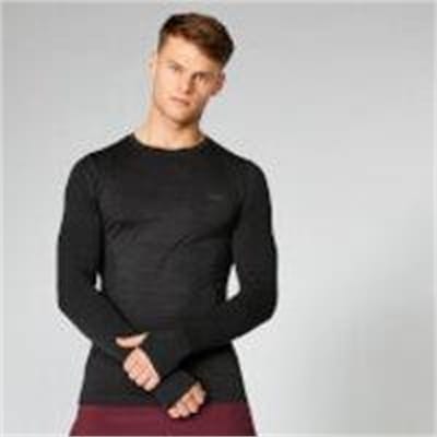 Fitness Mania - Sculpt Seamless Long Sleeve T-Shirt - Black - XS