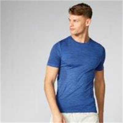 Fitness Mania - Sculpt Seamless T-Shirt - Marine  - L