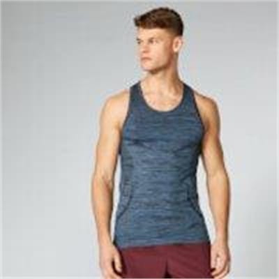 Fitness Mania - Sculpt Seamless Tank Top - Dark Indigo  - L