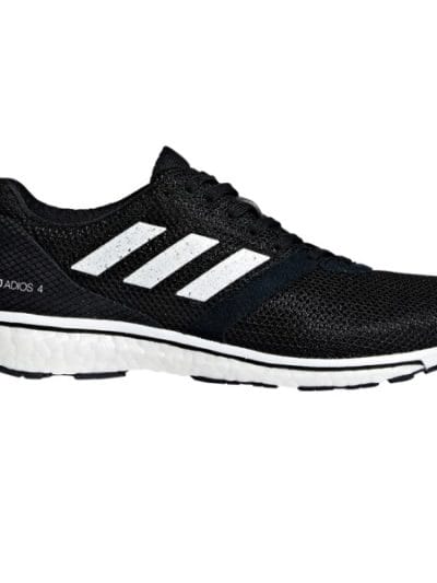 Fitness Mania - Adidas Adizero Adios 4 - Womens Running Shoes - Core Black/Footwear White