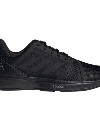 Fitness Mania - Adidas CourtJam Bounce - Mens Tennis Shoes - Core Black/Carbon