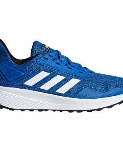 Fitness Mania - Adidas Duramo 9 - Kids Boys Running Shoes - Blue/Footwear White/Core Black