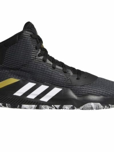 Fitness Mania - Adidas Pro Bounce 2019 - Mens Basketball Shoes - Core Black/Footwear White/Grey