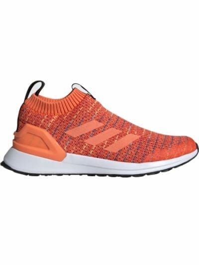 Fitness Mania - Adidas RapidaRun Knit Laceless - Kids Boys Running Shoes - Active Orange/Coral/Royal