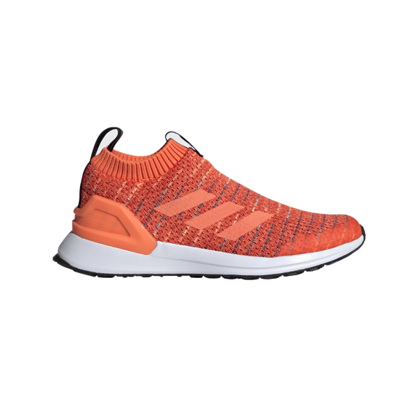 Fitness Mania - Adidas RapidaRun Knit Laceless - Kids Boys Running Shoes - Active Orange/Coral/Royal