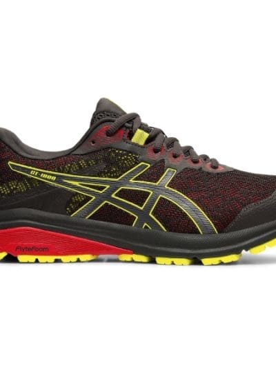 Fitness Mania - Asics GT-1000 8 GTX - Mens Running Shoes - Graphite Grey/Sour Yuzu