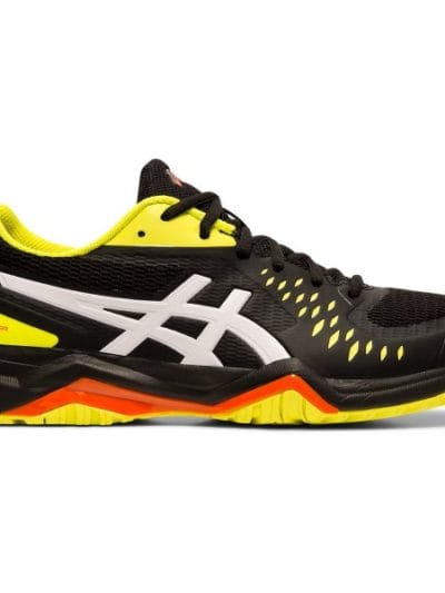 Fitness Mania - Asics Gel Challenger 12 Hardcourt - Mens Tennis Shoes - Black/Sour Yuzu