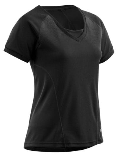 Fitness Mania - CEP Womens Training/Running Short Sleeve T-Shirt - Black