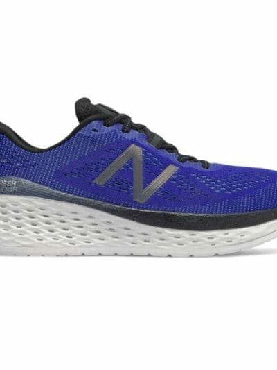 Fitness Mania - New Balance Fresh Foam Mor - Mens Running Shoes - UV Blue/Black/White