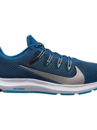 Fitness Mania - Nike Quest 2 - Mens Running Shoes - Blue Force/Metallic Pewter