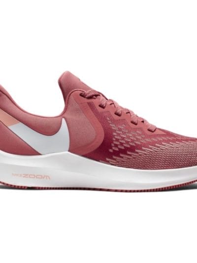 Fitness Mania - Nike Zoom Winflo 6 - Womens Running Shoes - Light Redwood/White/Pink Quartz