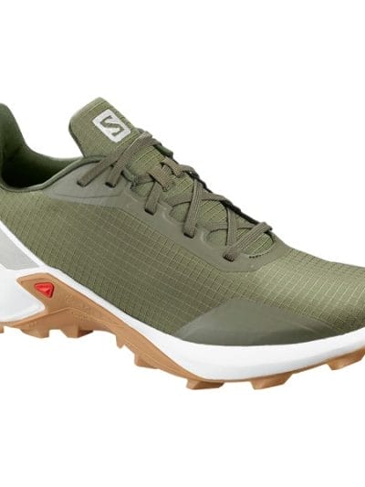 Fitness Mania - Salomon Alphacross - Mens Trail Running Shoes - Grape Leaf/White/Gum