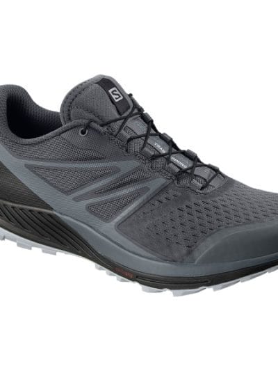 Fitness Mania - Salomon Sense Escape 2 - Mens Trail Running Shoes - Ebony/Stormy Weather/Pearl Blue