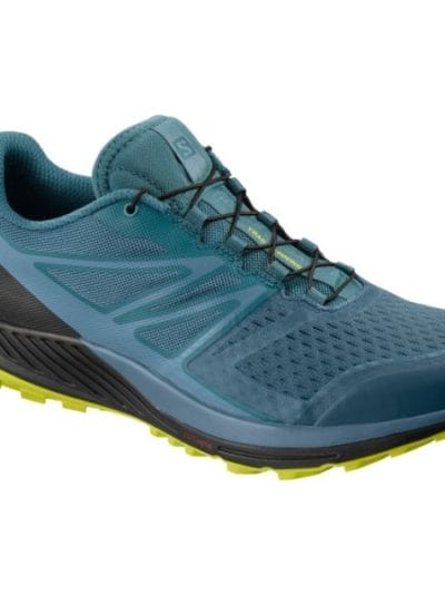 Fitness Mania - Salomon Sense Escape 2 - Mens Trail Running Shoes - Mallard Blue/Bluestone/Sulphur Spring