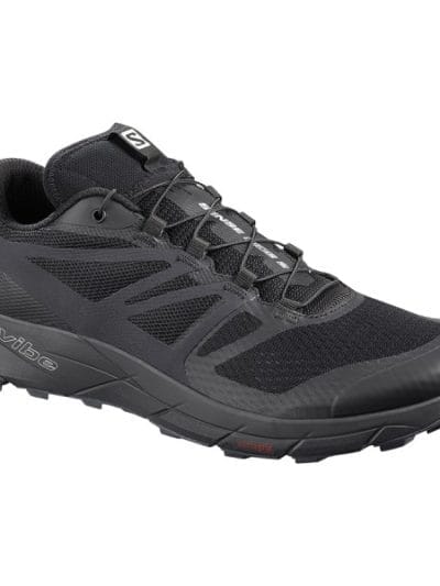 Fitness Mania - Salomon Sense Ride 2 - Mens Trail Running Shoes - Black/Phantom/Ebony