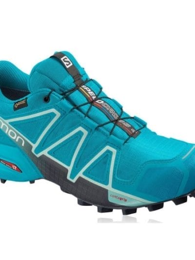 Fitness Mania - Salomon Speedcross 4 GTX - Womens Trail Running Shoes - Bluebird/Icy Morning/Ebony
