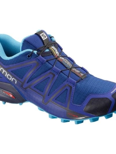 Fitness Mania - Salomon Speedcross 4 - Womens Trail Running Shoes - Mazarine Blue/Navy