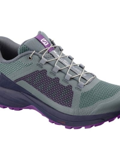 Fitness Mania - Salomon XA Elevate - Womens Trail Running Shoes - Stormy Weather/Evening Blue/Purple Magic