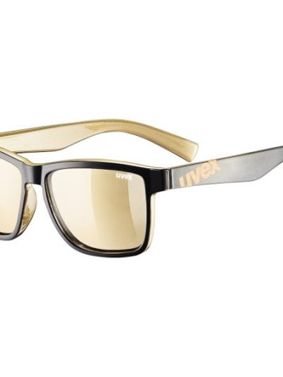 Fitness Mania - UVEX LGL 39 Sunglasses - Black/Gold