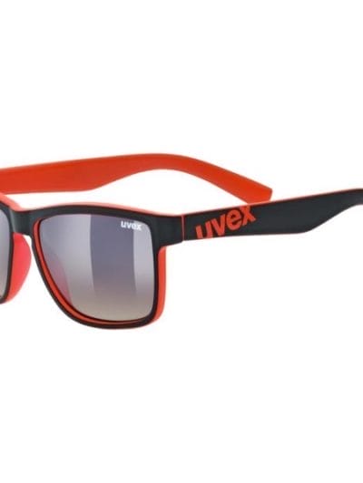 Fitness Mania - UVEX LGL 39 Sunglasses - Black/Red