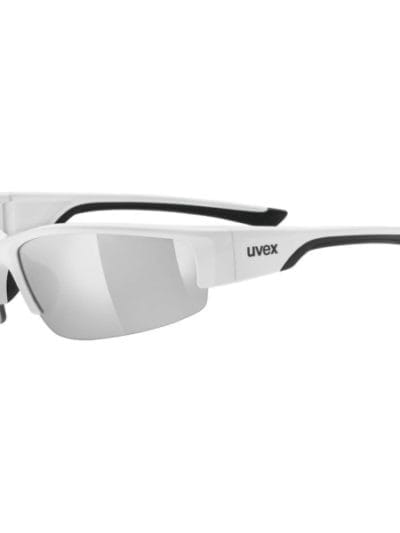 Fitness Mania - UVEX Sportstyle 215 Sunglasses - White/Black