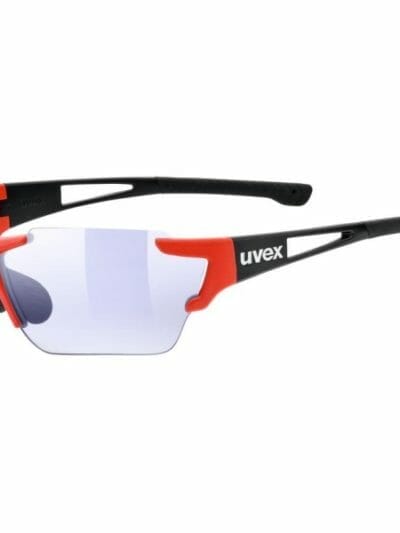 Fitness Mania - UVEX Sportstyle 803 Race Variomatic Light Reacting Multi Sport Sunglasses - Red