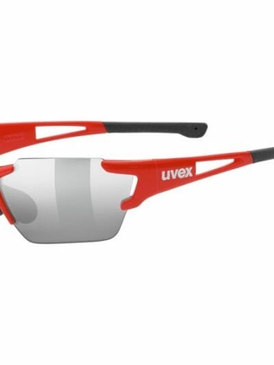 Fitness Mania - UVEX Sportstyle 803 Race Variomatic Light Reacting Multi Sport Sunglasses - Small - Red