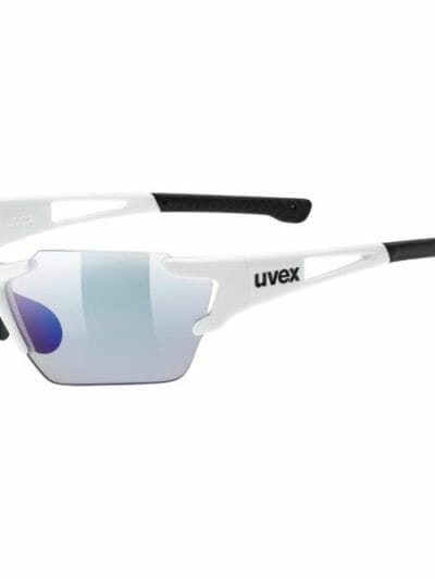 Fitness Mania - UVEX Sportstyle 803 Race Variomatic Light Reacting Multi Sport Sunglasses - Small - White