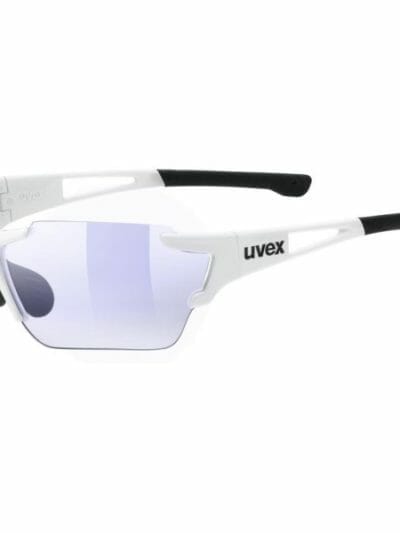 Fitness Mania - UVEX Sportstyle 803 Race Variomatic Light Reacting Multi Sport Sunglasses - White