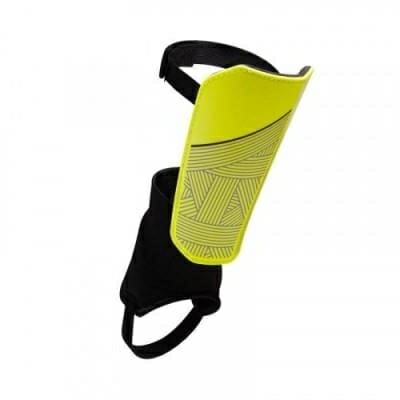 Fitness Mania - F140 Adult Football Shin Pad (separable Ankle Pad) - Yellow/Black