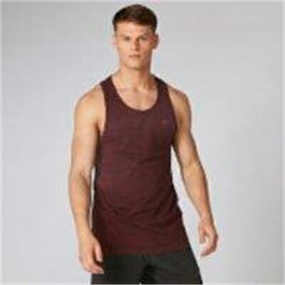 Fitness Mania - Aero Knit Tank - Oxblood Marl  - M