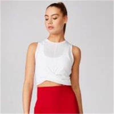 Fitness Mania - Energy Crop Top - White  - M