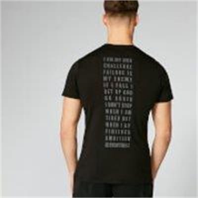 Fitness Mania - Graphic T-Shirt - Black - XL - Black