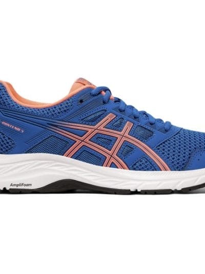 Fitness Mania - Asics Gel Contend 5 - Womens Running Shoes - Lake Drive/Sun Coral