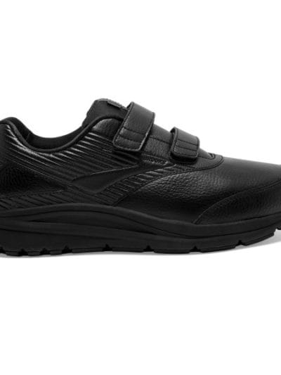 Fitness Mania - Brooks Addiction Walker 2 Leather Velcro - Mens Walking Shoes - Black