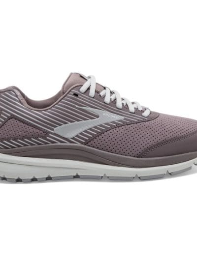 Fitness Mania - Brooks Addiction Walker 2 Suede - Womens Walking Shoes - Shark/Alloy/Oyster