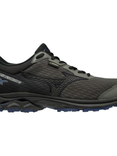 Fitness Mania - Mizuno Wave Rider 22 GTX - Mens Trail Running Shoes - Gunmetal/Black