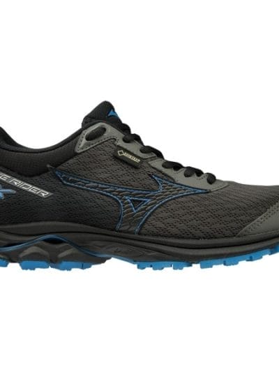 Fitness Mania - Mizuno Wave Rider 22 GTX - Womens Trail Running Shoes - Gunmetal/Black