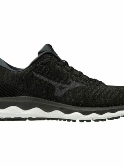 Fitness Mania - Mizuno Wave Sky Waveknit 3 - Mens Running Shoes - Double Black