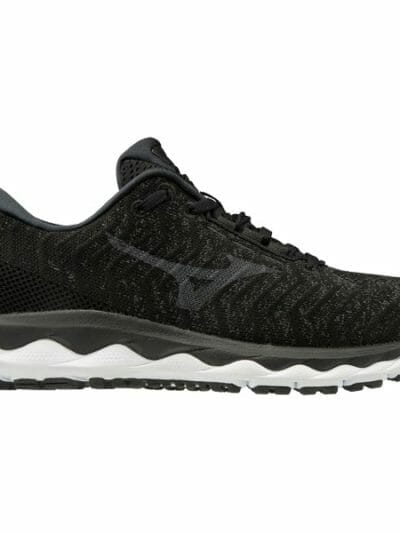 Fitness Mania - Mizuno Wave Sky Waveknit 3 - Womens Running Shoes - Double Black