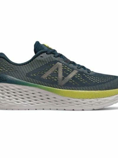 Fitness Mania - New Balance Fresh Foam More - Mens Running Shoes - Blue/Yellow/Silver