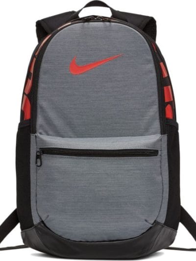 Fitness Mania - Nike Brasilia Medium Training Backpack - Black/Cool Grey/Habanero Red