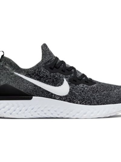 Fitness Mania - Nike Epic React Flyknit 2 - Mens Running Shoes - Black/White/Grey