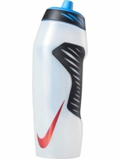 Fitness Mania - Nike Hyperfuel BPA Free Sport Water Bottle - 946ml - Clear/Blue/Black/Metallic University Red