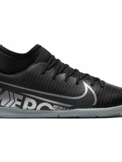 Fitness Mania - Nike Jr Mercurial Superfly 7 Club IC - Kids Indoor Soccer Shoes - Black/Metallic Cool Grey