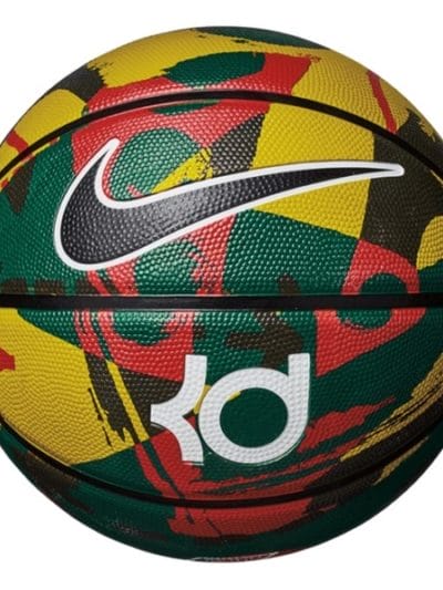 Fitness Mania - Nike KD Playground Official Size 7 Indoor/Outdoor Basketball - Dark Citron/Black/White