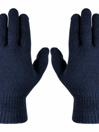 Fitness Mania - Nike Knitted Tech And Grip Mens Running Gloves - Midnight Navy/Challenge Red