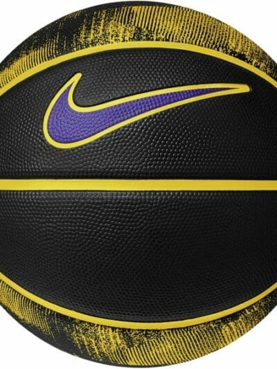 Fitness Mania - Nike Lebron Playground Official Size 7 Outdoor Basketball - Black/Amarillo/Field Purple