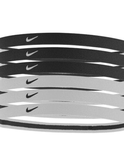 Fitness Mania - Nike Swoosh Sports Headband - Assorted 6 Pack - Black/White